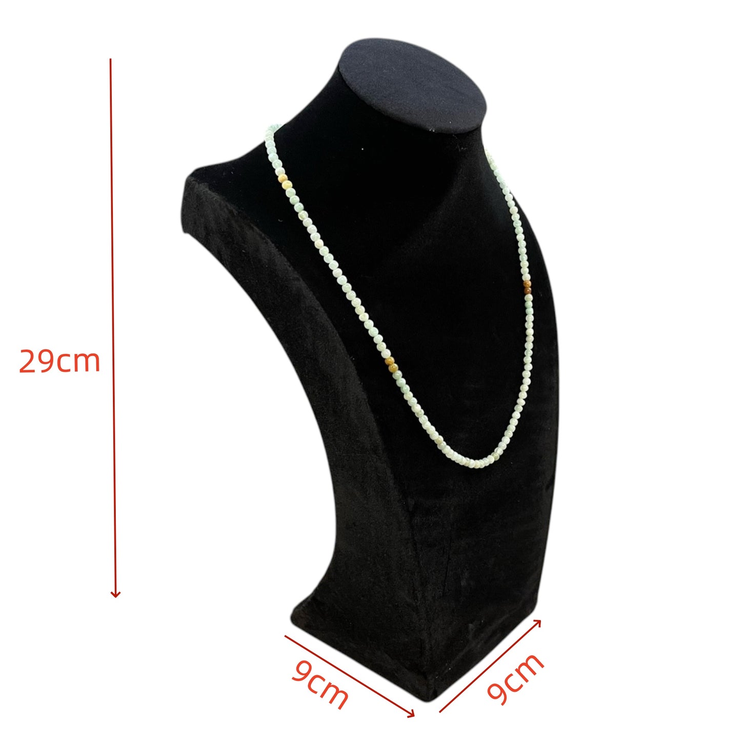 Black Velvet Necklace Display Mannequin
