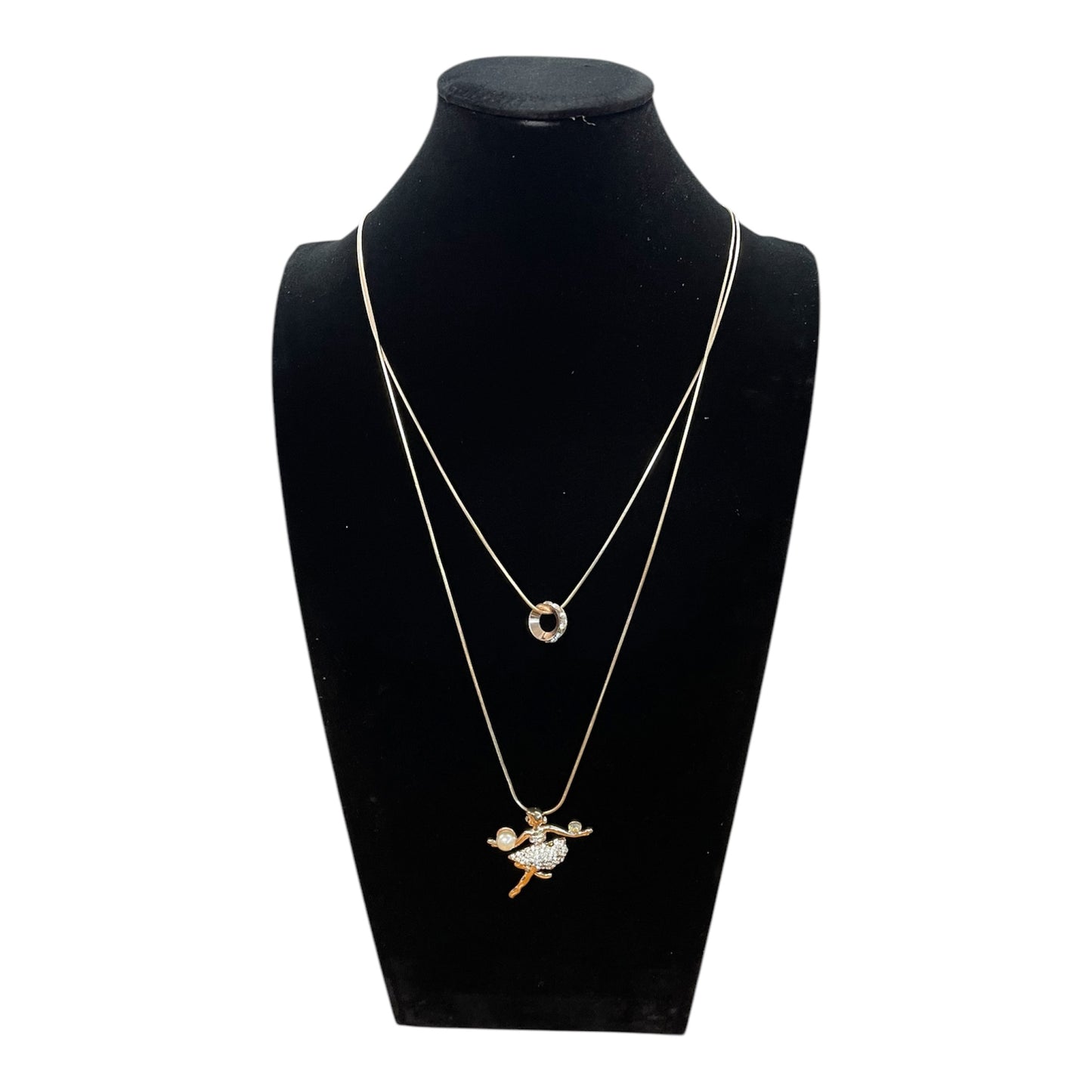 Black Velvet Necklace Display Mannequin