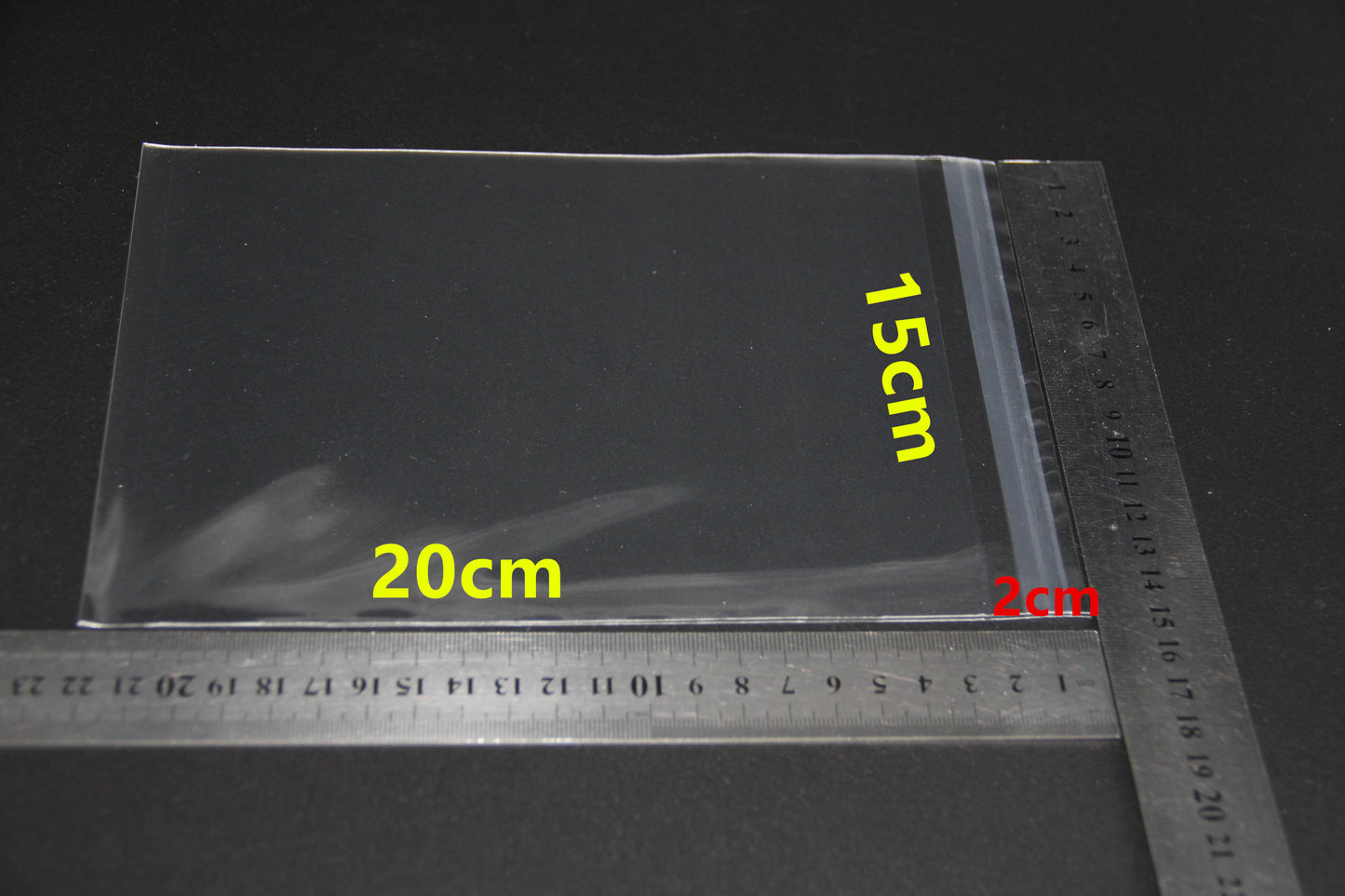 1000/2000x 15x20cm Self Adhesive Resealable Cello Bags Clear Plastic Packaging