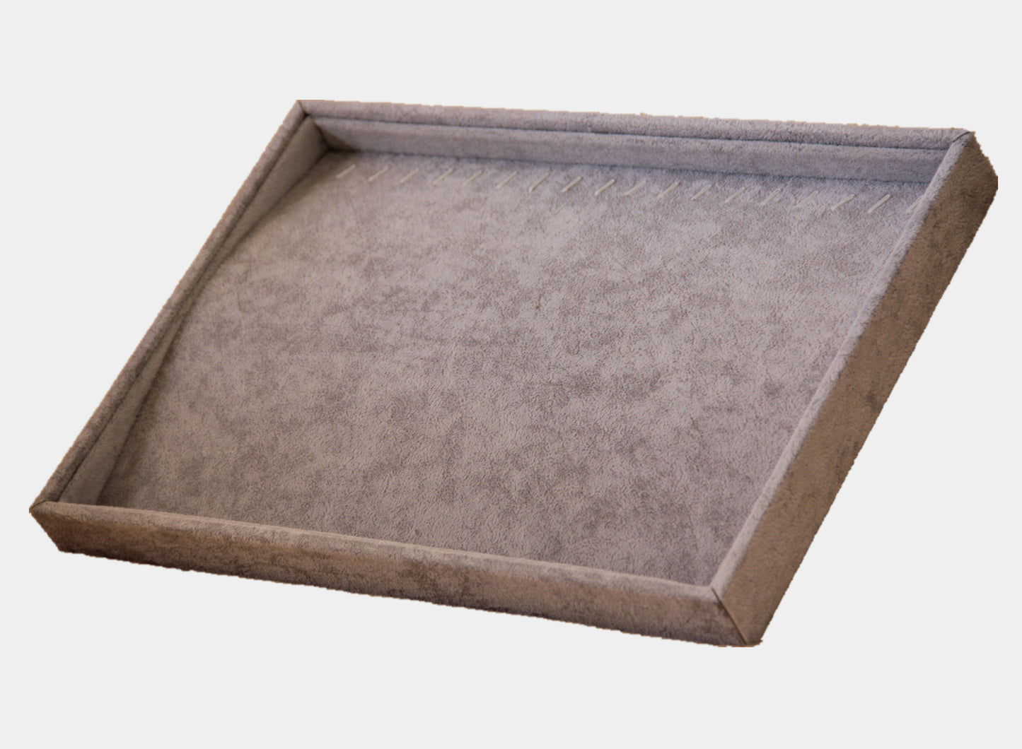 Gray Black Velvet Jewelry Display Tray - Ring Bracelet Earring Pendant Necklace Showcase