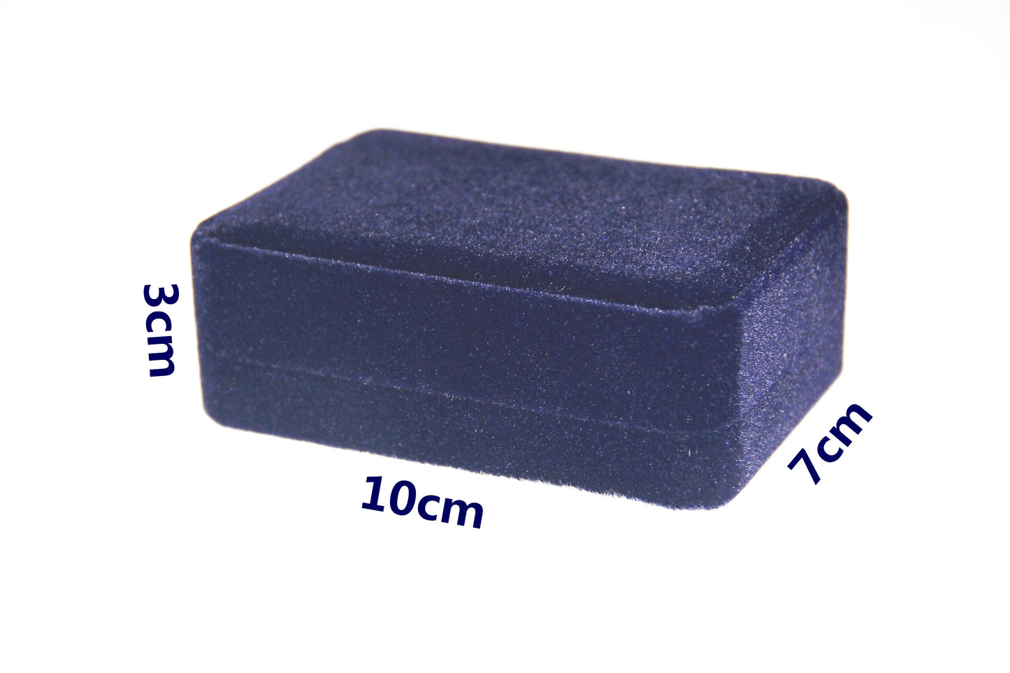 10x Blue Velvet Necklace Gift Box