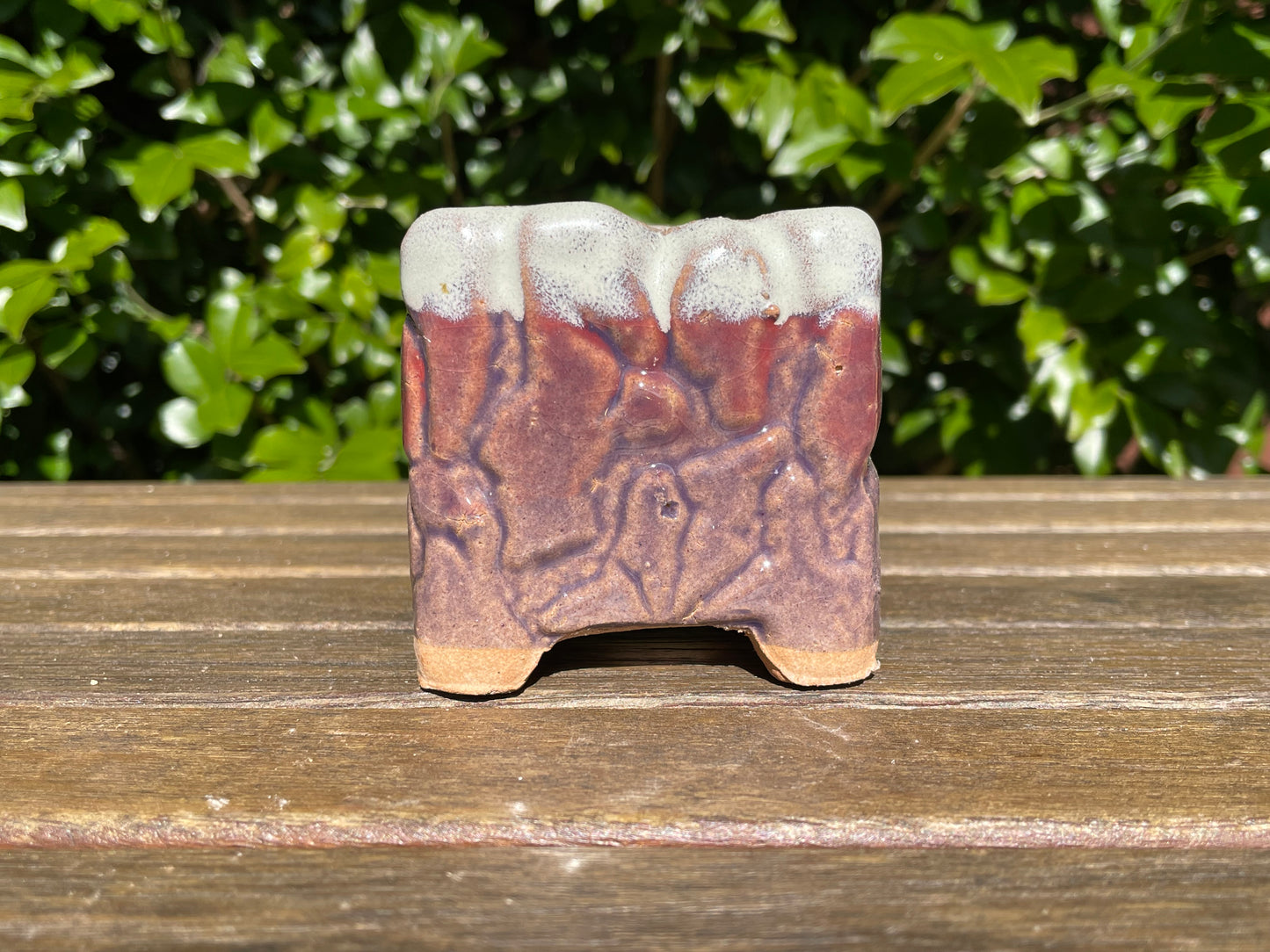 Square ceramic pots/set breathable succulent cactus planter
