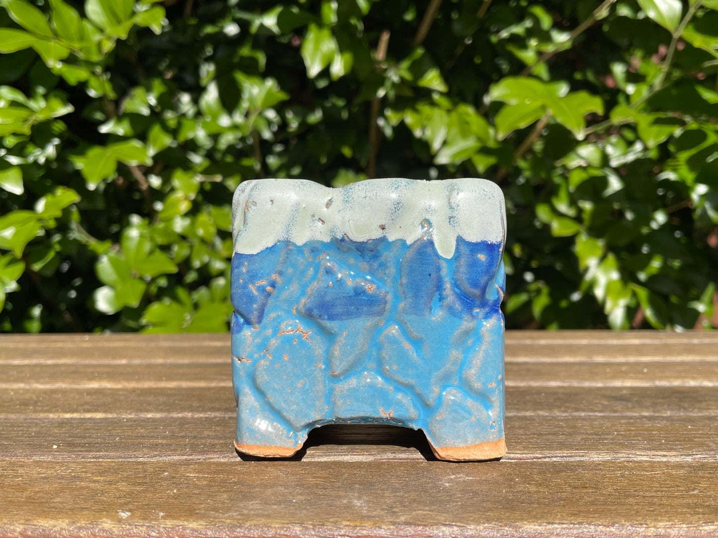 Square ceramic pots/set breathable succulent cactus planter