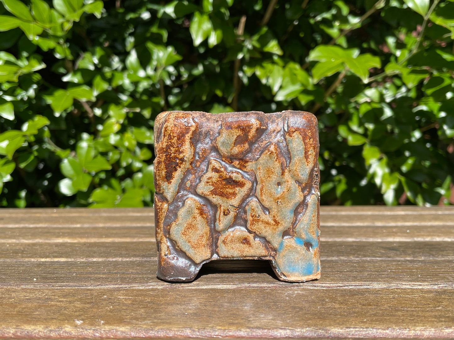 Square ceramic pots/set breathable succulent cactus planter
