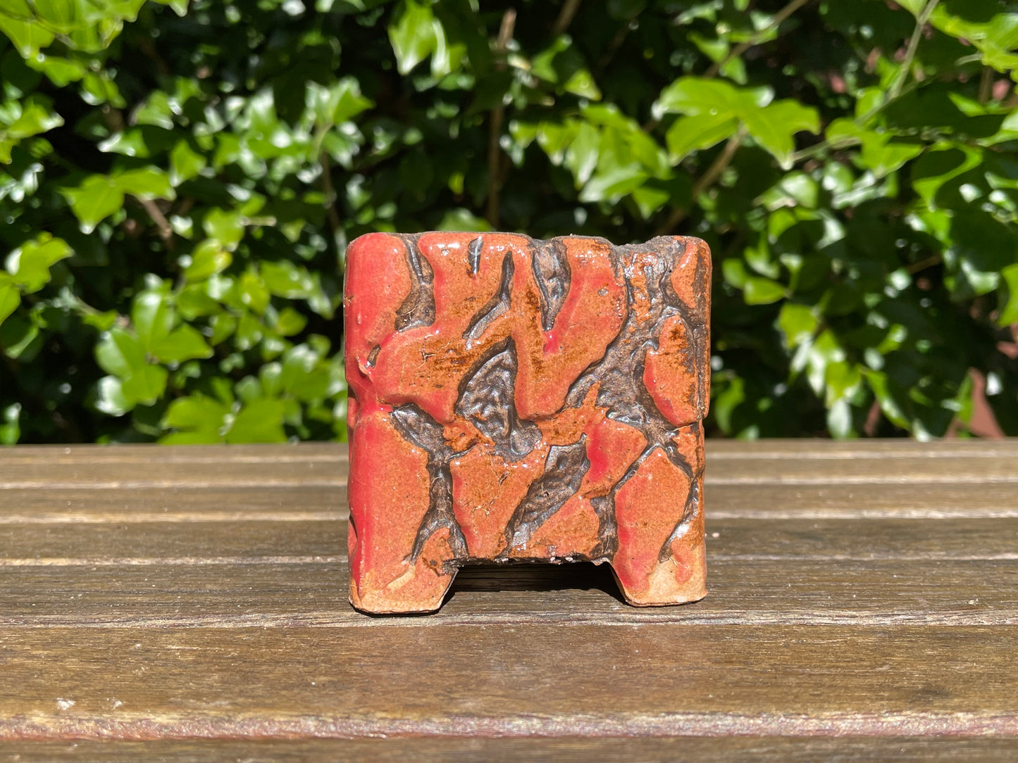 Square ceramic pots/set breathable succulent cactus planter