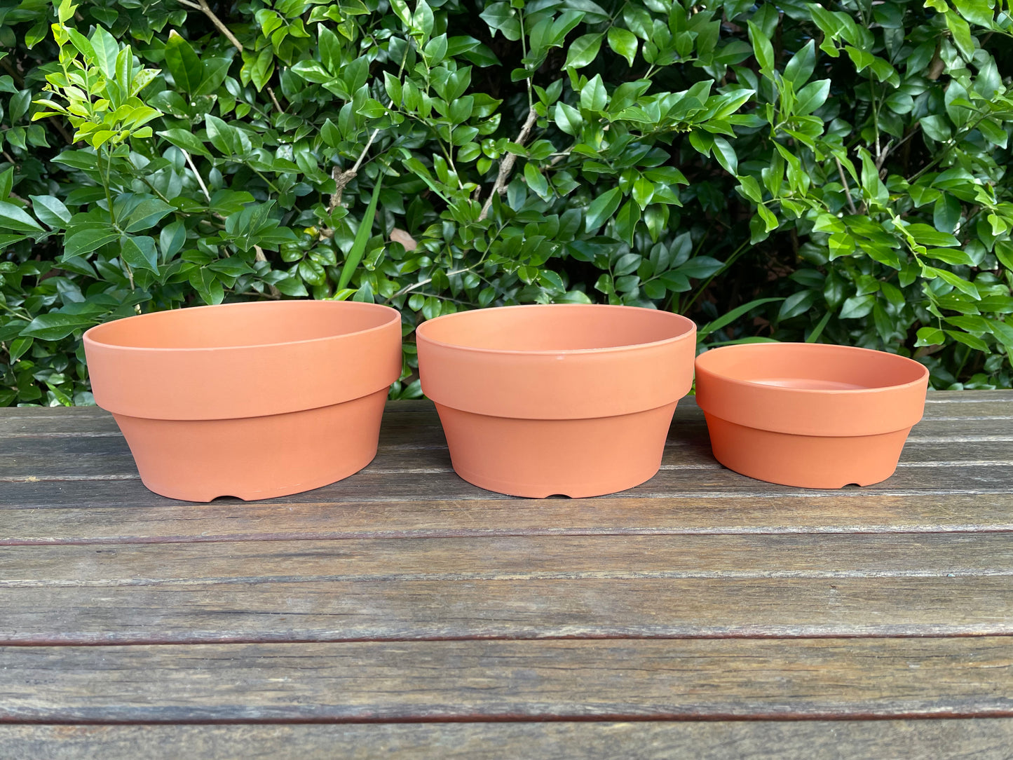 20x Outdoor Garden Patio Round Terracotta Plastic Pots Succulent Flower Planters