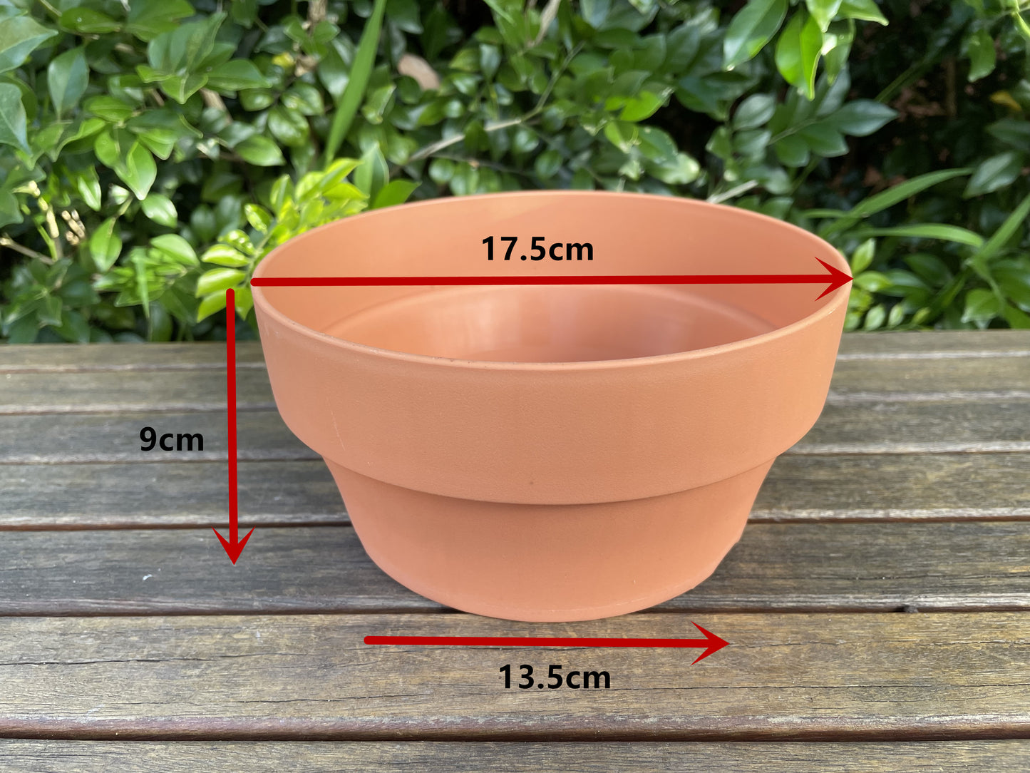 20x Outdoor Garden Patio Round Terracotta Plastic Pots Succulent Flower Planters