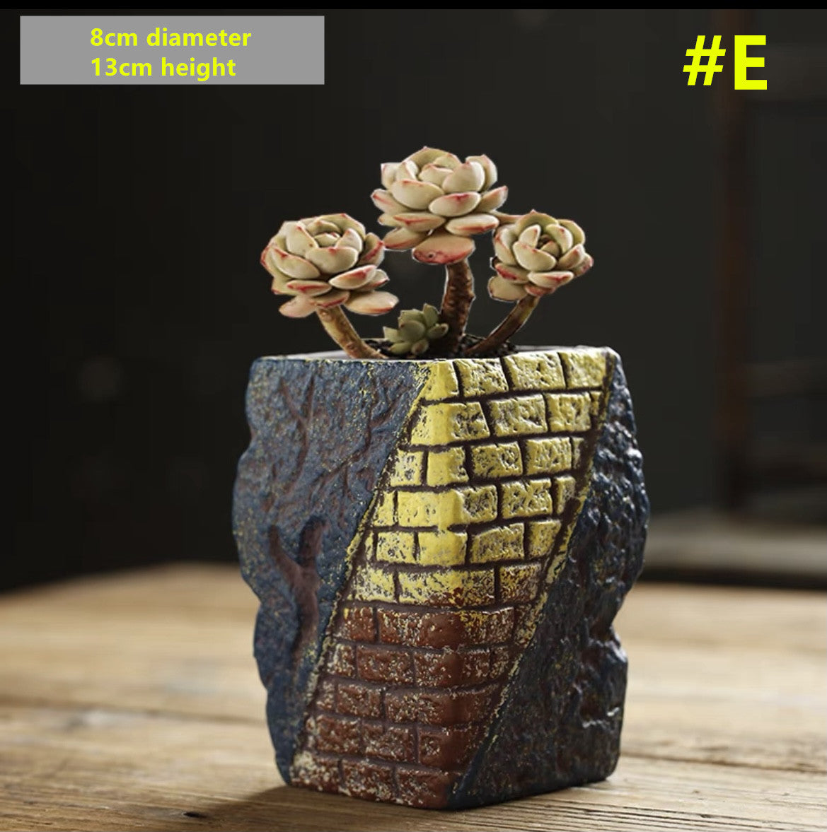 Vintage-Inspired Clay Pottery Pots - Creative and Breathable Succulent & Cactus Planters