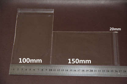1000/2000x 10x15cm Clear Self Adhesive Resealable Cellophane Bags Packaging Plastic Cello