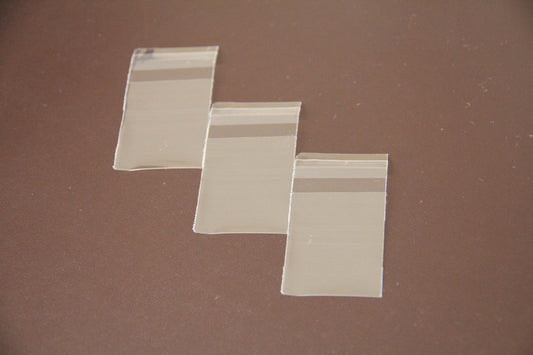 2000/3000x Clear Resealable Cello Bags 32x40mm | Small Self Seal Plastic Pouch for Jewellery Packaging
