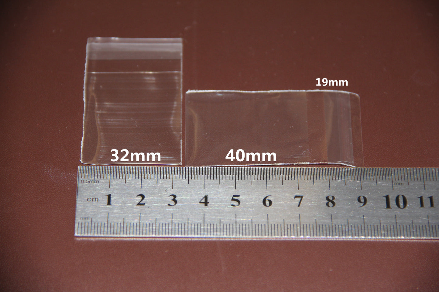 2000/3000x Clear Resealable Cello Bags 32x40mm | Small Self Seal Plastic Pouch for Jewellery Packaging