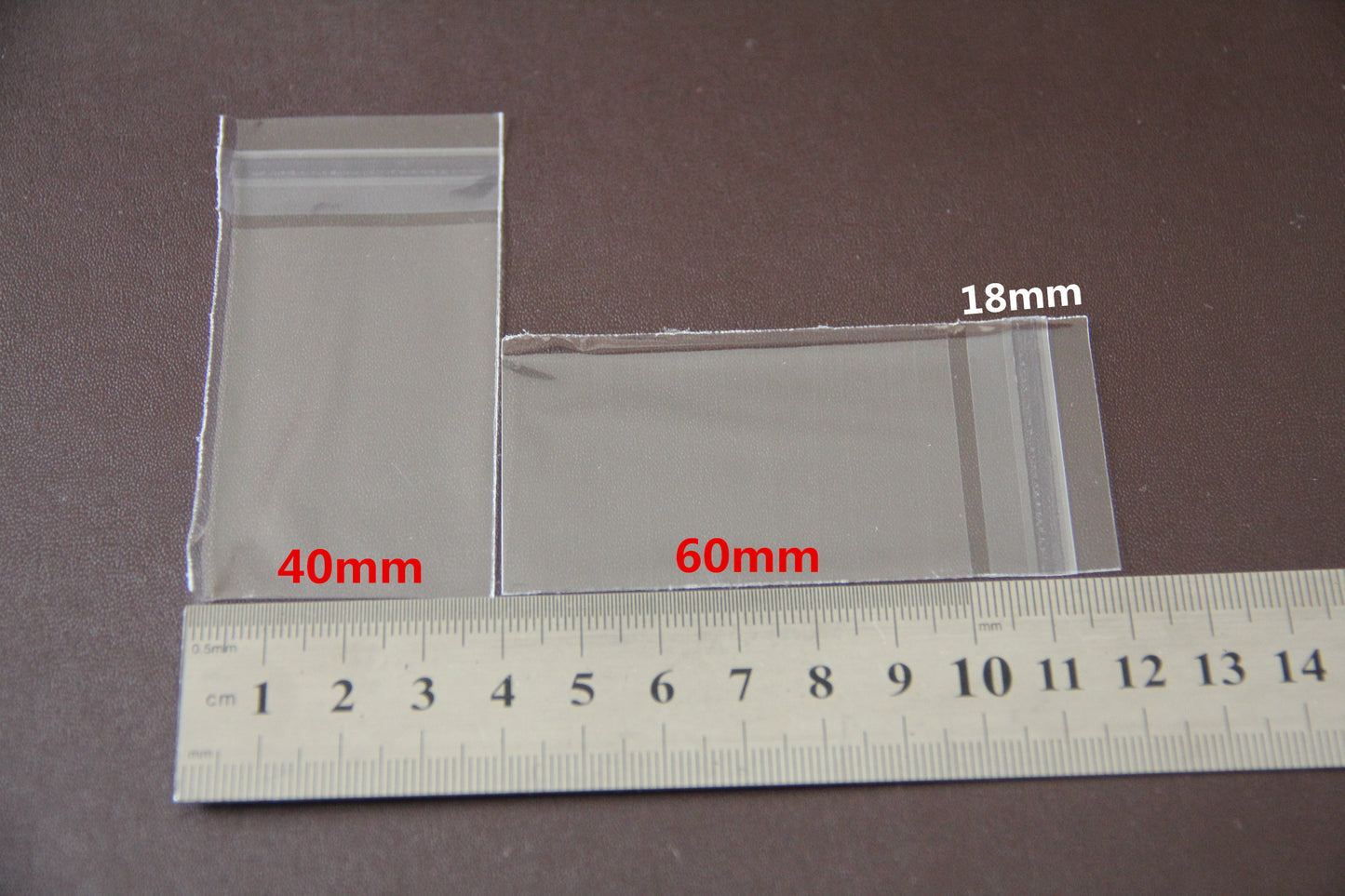 2000/3000x Clear Resealable Cello Bags 40x60mm | Small Self Seal Plastic Pouch for Jewellery Packaging