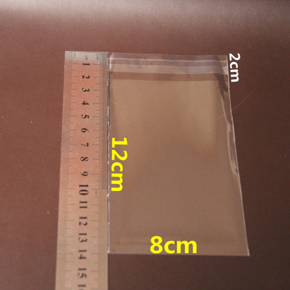 1000/2000x Clear Self Seal Cello Bags 8x12cm Resealable Adhesive Plastic Packaging