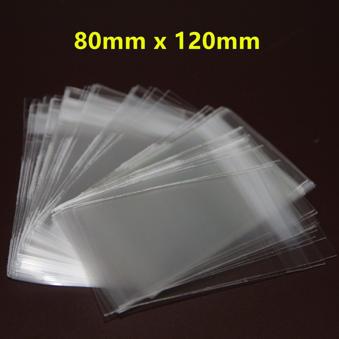 1000/2000x Clear Self Seal Cello Bags 8x12cm Resealable Adhesive Plastic Packaging