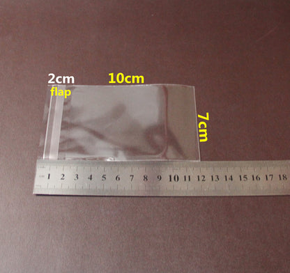 1000/2000 Resealable Cello Bags 7x10cm Clear Self Seal Plastic Pouch Jewellery Packaging