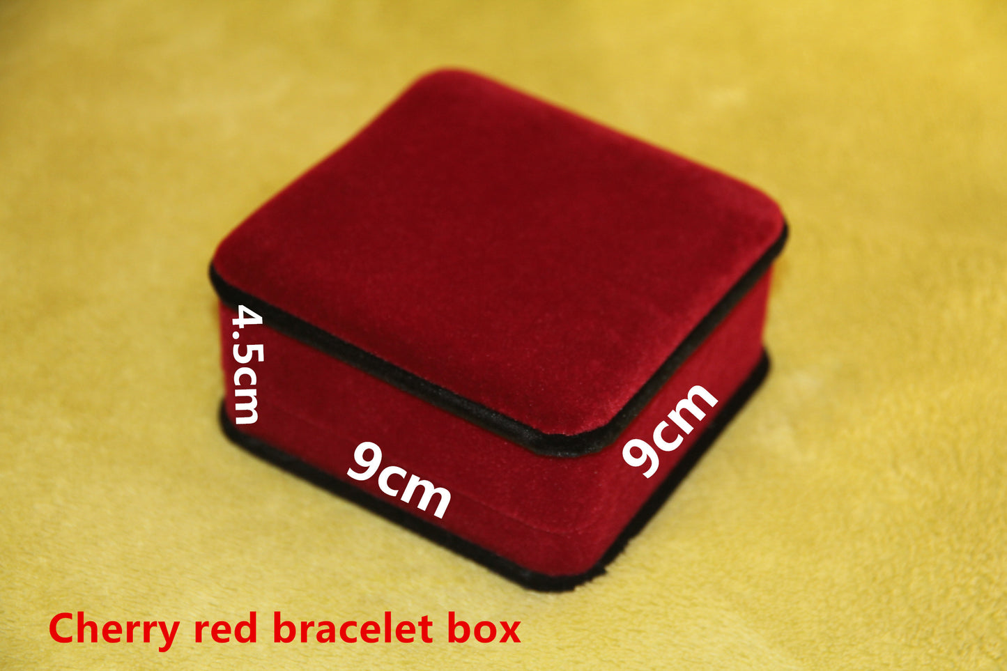 Velvet Cherry Red Jewellery Boxes - Gift Packaging Set - Necklace Ring Pendant Bracelet Gift Boxes