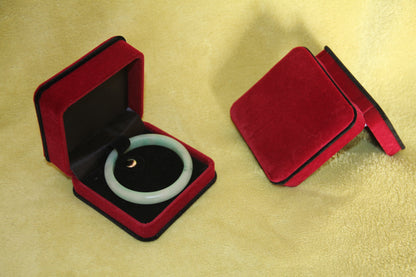 Velvet Cherry Red Jewellery Boxes - Gift Packaging Set - Necklace Ring Pendant Bracelet Gift Boxes