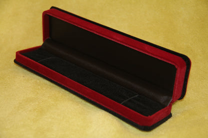 Velvet Cherry Red Jewellery Boxes - Gift Packaging Set - Necklace Ring Pendant Bracelet Gift Boxes