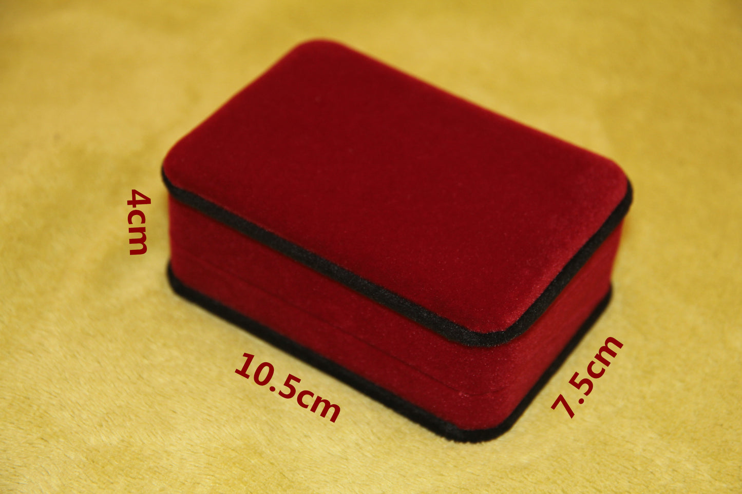 Velvet Cherry Red Jewellery Boxes - Gift Packaging Set - Necklace Ring Pendant Bracelet Gift Boxes