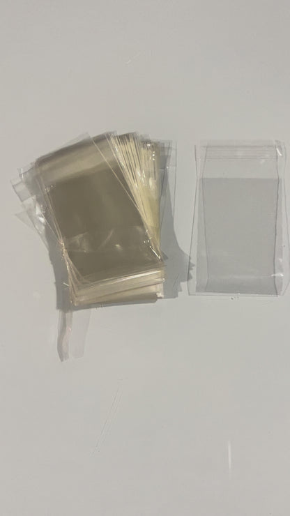 2000/3000x Clear Resealable Cello Bags 40x60mm | Small Self Seal Plastic Pouch for Jewellery Packaging