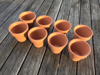 80 Mini Terracotta Pots - Perfect for Succulents, Cacti, and Home/Office Decor - 5.5cm