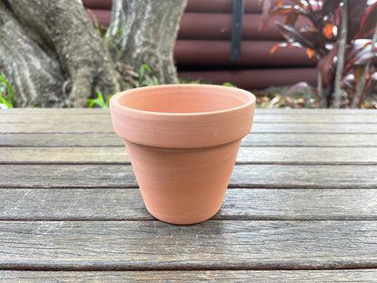 3x Terracotta Pots Set W Saucer Succulent Cactus Flower Planter Home Officer AUS