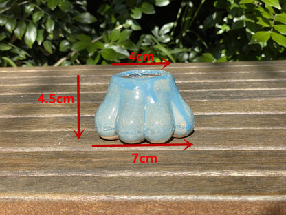 Ceramic pots claw shaped succulent planter