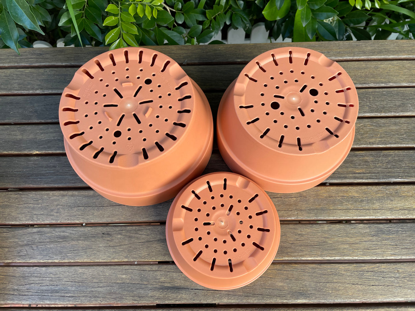 20x Outdoor Garden Patio Round Terracotta Plastic Pots Succulent Flower Planters