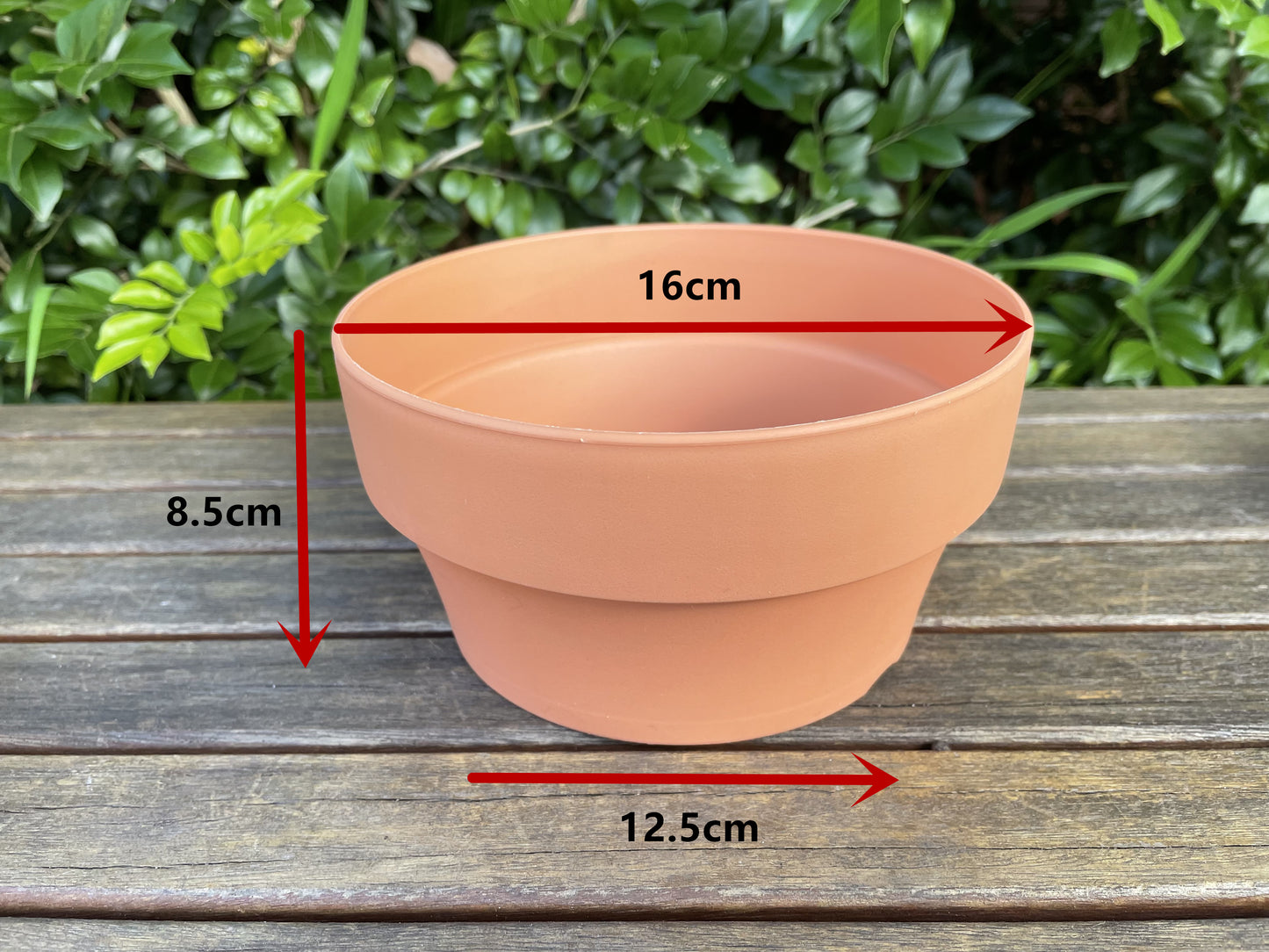 20x Outdoor Garden Patio Round Terracotta Plastic Pots Succulent Flower Planters