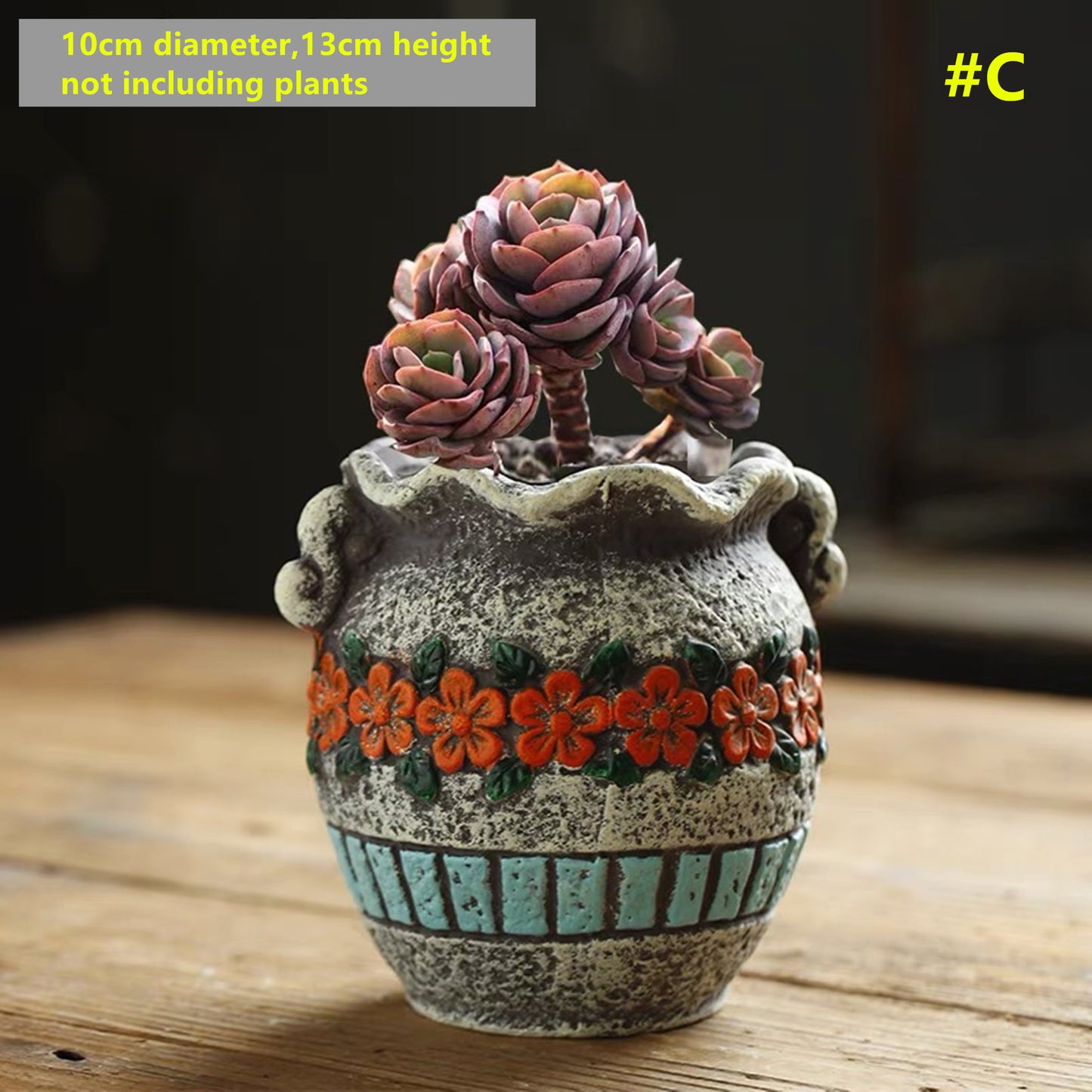 Vintage-Inspired Clay Pottery Pots - Creative and Breathable Succulent & Cactus Planters